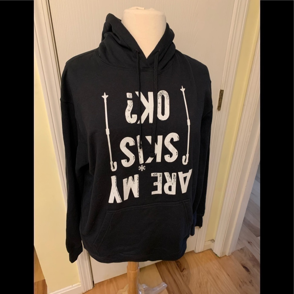 Are my skis ok? Upside down cotton blend hoodie xl